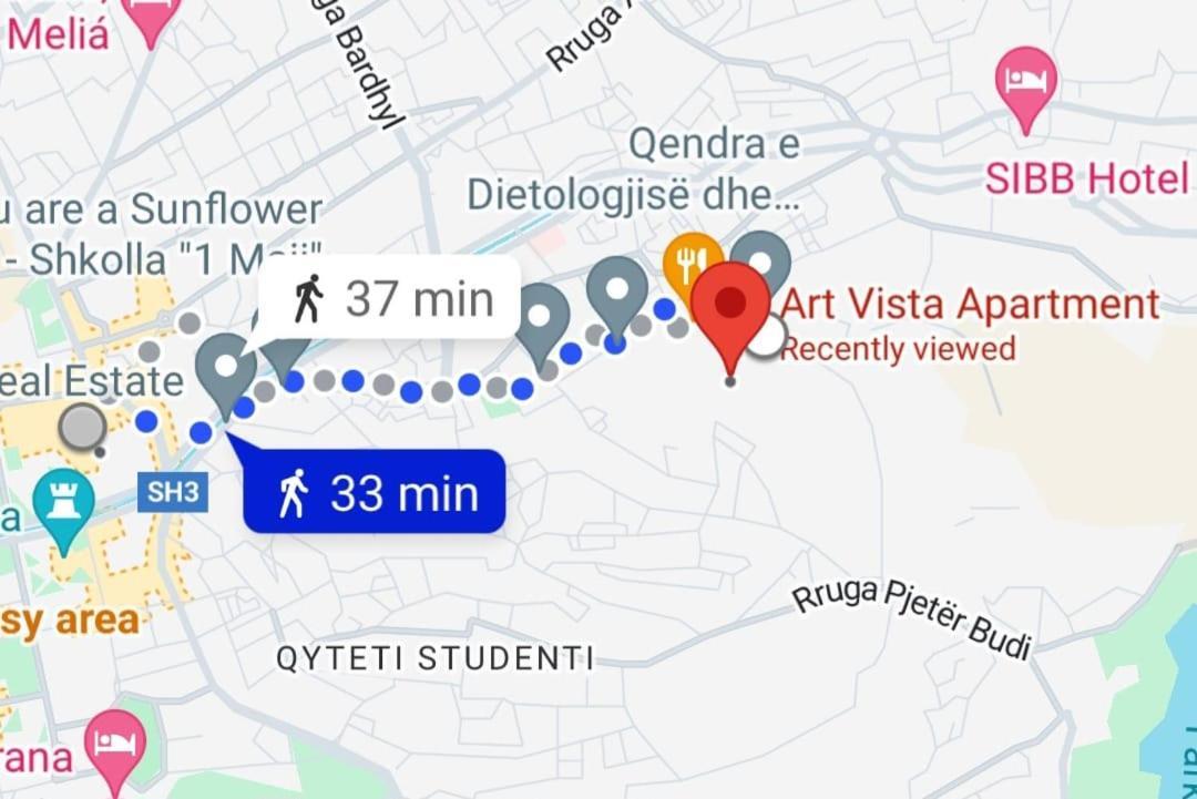 Art Vista Apartment تيرانا المظهر الخارجي الصورة